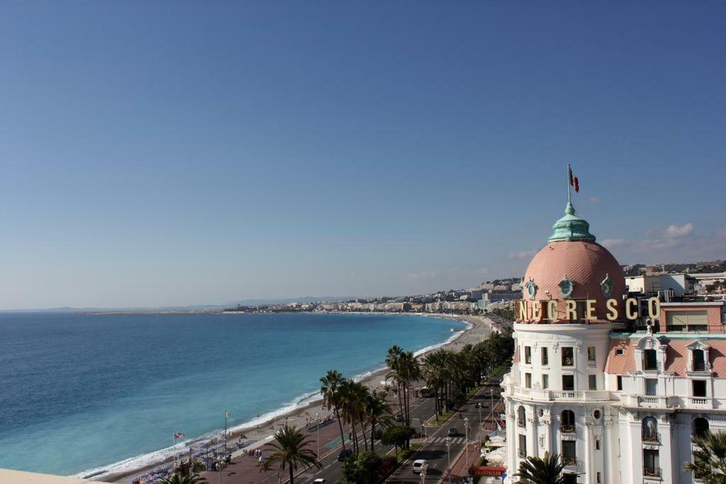 Joli Appartement Nicois En Bord De Mer Nice Bagian luar foto